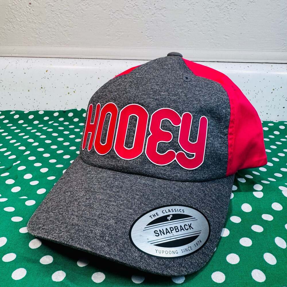 Hooey Groove Women's Grey and Pink Snapback Trucker Hat